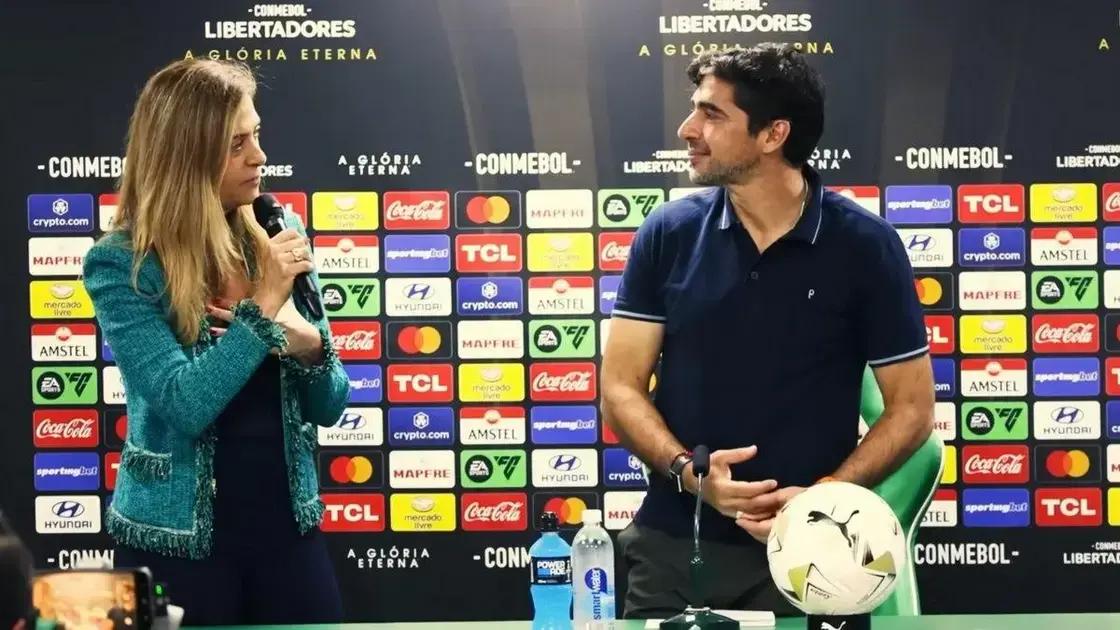“Ele disse…”: Leila Pereira revela papo com Abel antes do jogo
