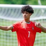 Filho de CR7 estreia aos 45 do 2º tempo em vitória de Portugal