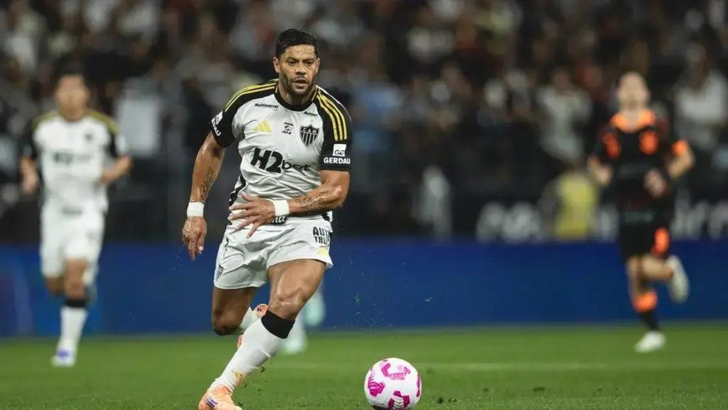 Hulk na derrota do Atlético-MG para o Corinthians