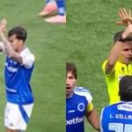 Kaio Jorge é expulso após fazer gesto de roubo para o árbitro