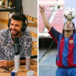 Piqué comenta impacto de Ronaldinho em clássico com Real: 'Medo'