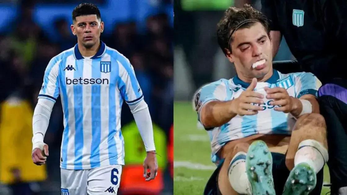 Rojo acabou acertando forte cotovelada em Sosa