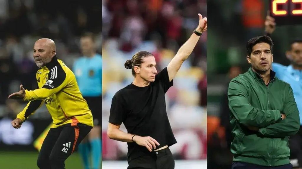 Sampaoli, Filipe Luís e Abel Ferreira esperam levar suas equipes à final