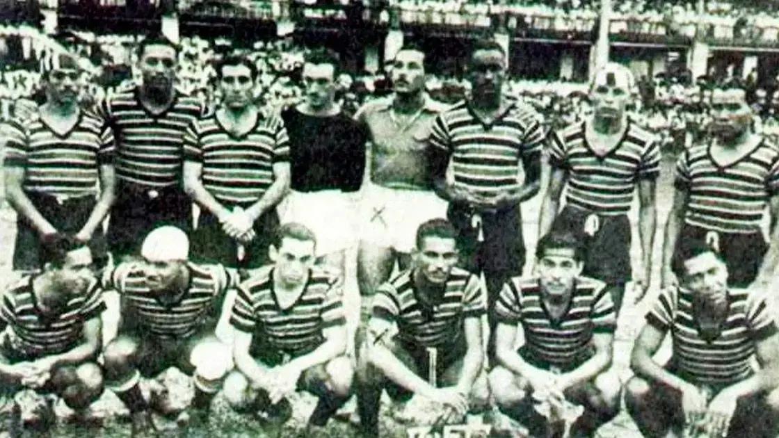 Elenco do Santa Cruz em ‘excursão da morte’ em 1943