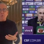 Galvão Bueno questiona convocado do Flamengo e cutuca Neymar