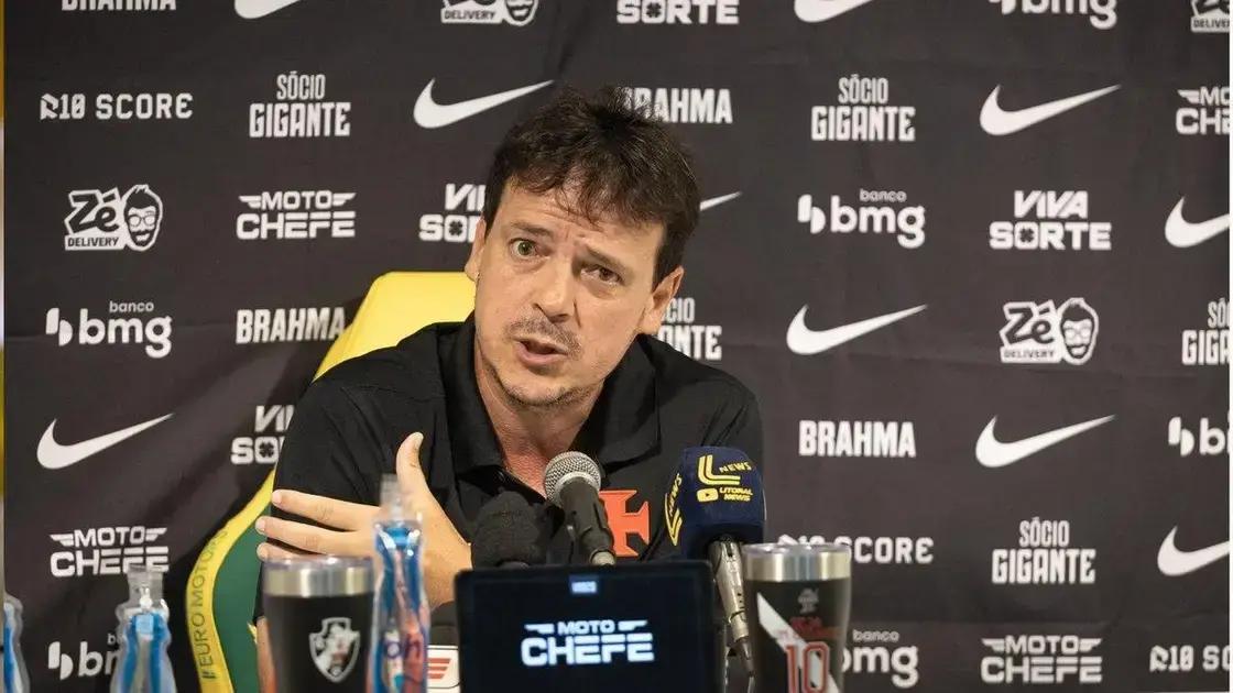 Diniz fala sobre o empate do Vasco com a Chapecoense em 1 a 1