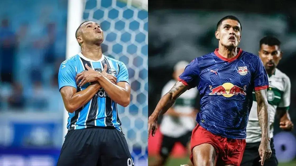Carlos Vinícius e Lucas Barbosa são destaques de Grêmio e Bragantino