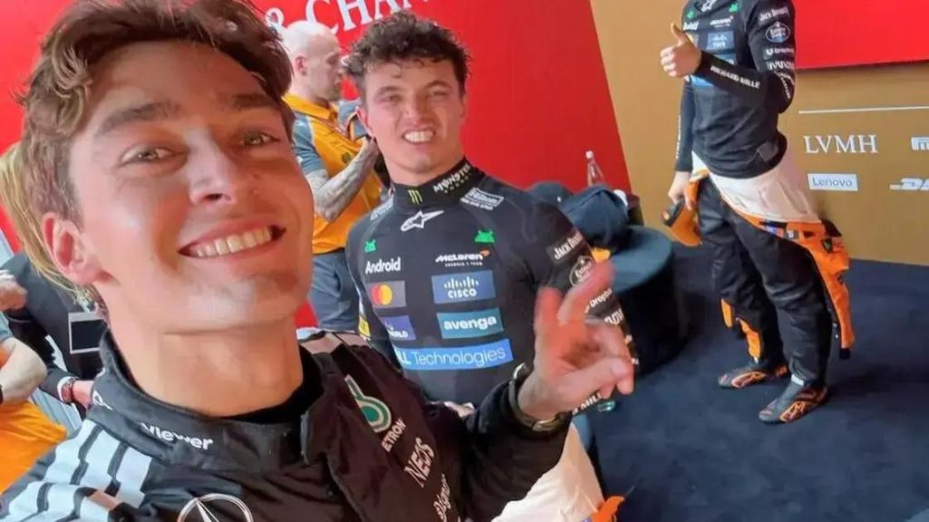 George Russell responde críticas de Lando Norris sobre ultrapassagens no GP da Austrália
