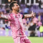 Messi comemora gol pelo Inter Miami