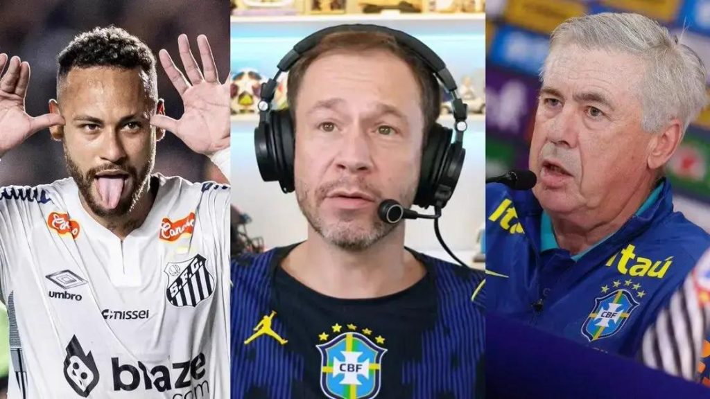 Tiago Leifert defende Neymar na convocação de Ancelotti